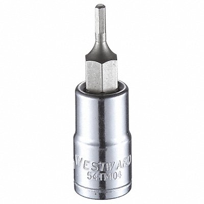 Socket Bit Steel 1/4 in TpSz 2 mm