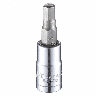 Socket Bit Steel 1/4 in TpSz 5 mm