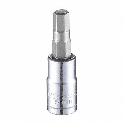 Socket Bit Steel 1/4 in TpSz 5.5 mm