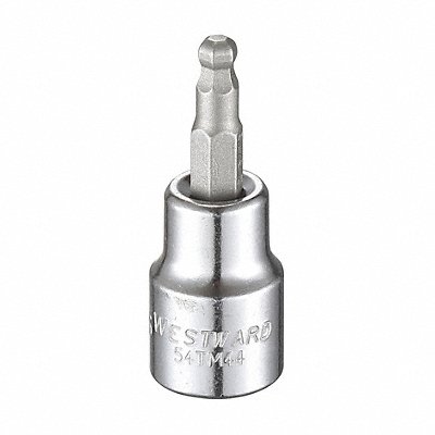 Socket Bit Steel 3/8 in TpSz 3/16 in