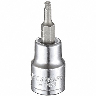 Socket Bit Steel 3/8 in TpSz 3 mm