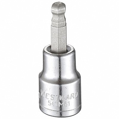 Socket Bit Steel 3/8 in TpSz 6 mm