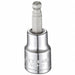 Socket Bit Steel 3/8 in TpSz 6 mm