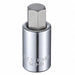 Socket Bit Steel 1/2 in TpSz 9/16 in