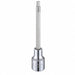 Socket Bit Steel 1/2 in TpSz 1/4 in