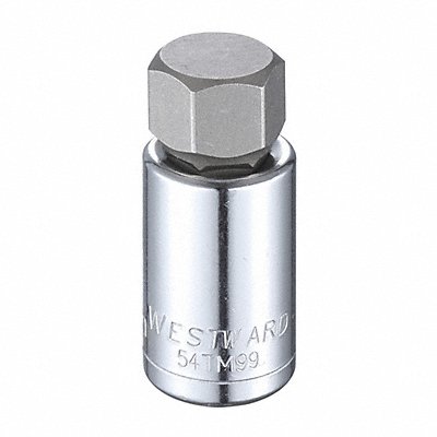 Socket Bit Steel 1/2 in TpSz 19 mm