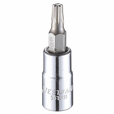 Socket Bit Steel 1/4 in TpSz T25