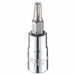 Socket Bit Steel 1/4 in TpSz T25