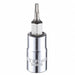 Socket Bit Steel 1/4 in TpSz T8