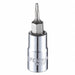 Socket Bit Steel 1/4 in TpSz T7