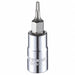 Socket Bit Steel 1/4 in TpSz T8