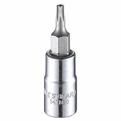 Socket Bit Steel 1/4 in TpSz T15