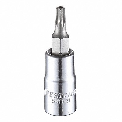 Socket Bit Steel 1/4 in TpSz T20