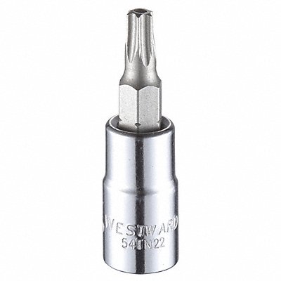 Socket Bit Steel 1/4 in TpSz T25