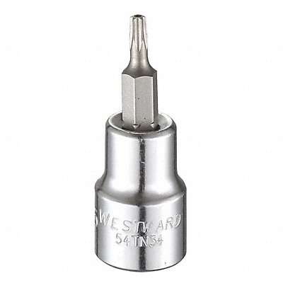 Socket Bit Steel 3/8 in TpSz T15