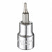 Socket Bit Steel 3/8 in TpSz T15