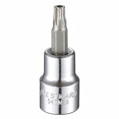 Socket Bit Steel 3/8 in TpSz T30