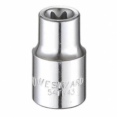 Socket Steel Chrome E10