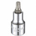 Socket Bit Steel 1/2 in TpSz T45