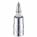 Socket Bit Steel 1/4 in TpSz #1