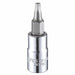 Socket Bit Steel 1/4 in TpSz R1