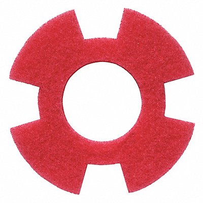 Scrubbing Pad 8 1/2 in Dia Red PK10