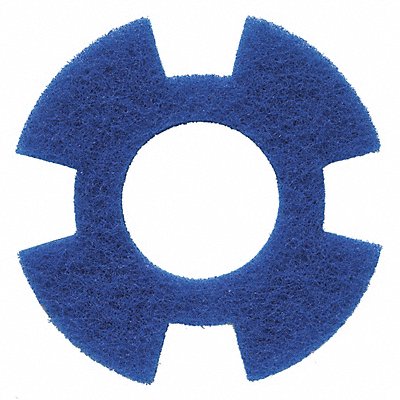 Cleaning Pad 10 5/8 in Dia Blue PK10