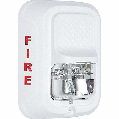 Speaker Marked Fire Strobe White