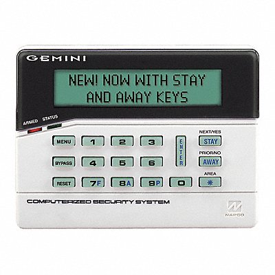 Intrusion System Keypads 5-7/8 W LCD