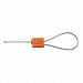 1/16 Cable Seals Orange Plastic PK100