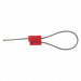 1/8 Cable Seals Red Plastic PK100