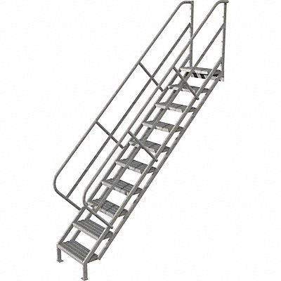 Stair Unit Steel 10 Steps 450 lb Ld Cap.