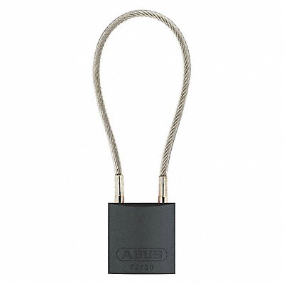 Lockout Padlock Key Different Blk Body