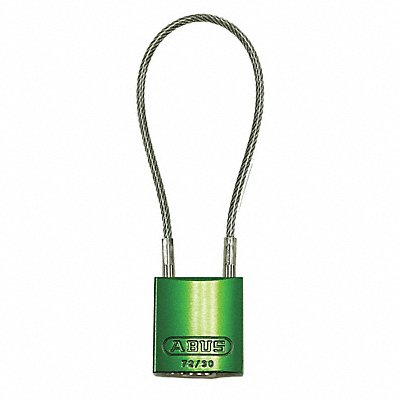 Lockout Padlock Key Different Green Body