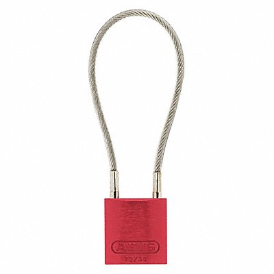 Lockout Padlock Key Different Red Body