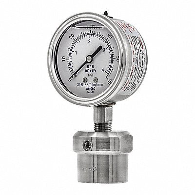 Pressure Gauge Nominal 2-1/2 Dial