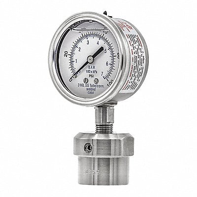 Pressure Gauge Nominal 2-1/2 Dial