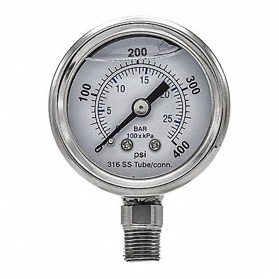 Pressure Gauge Nominal 1-1/2 Dial