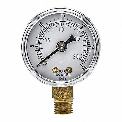 Pressure Gauge Nominal 1-1/2 Dial