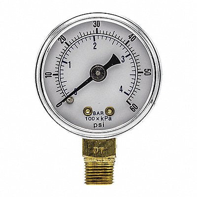 Pressure Gauge Nominal 1-1/2 Dial