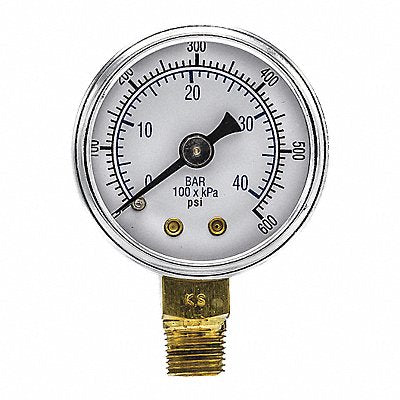 Pressure Gauge Nominal 1-1/2 Dial