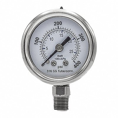 Pressure Gauge Nominal 1-1/2 Dial