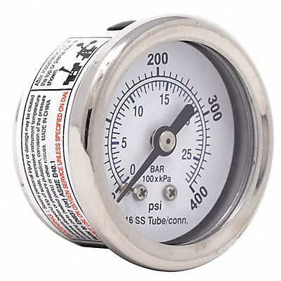 Pressure Gauge Nominal 1-1/2 Dial