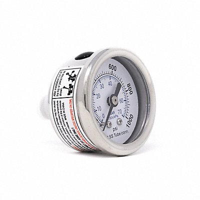 Pressure Gauge Nominal 1-1/2 Dial