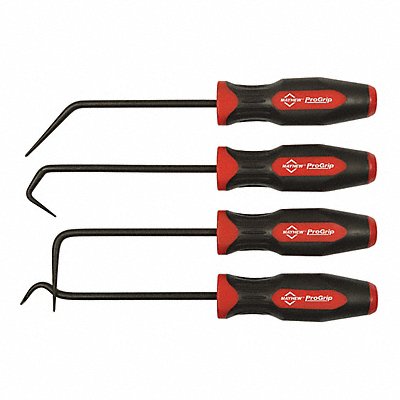 Hook Pick Set Steel 4 pcs. 13-3/4 L