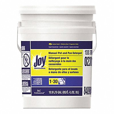 Pots Pans Cleaner Bucket 5 gal Joy Prof