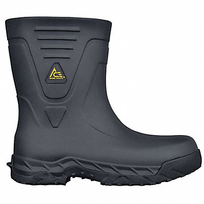 Rubber Boot Men s 6 Mid-Calf Black PR