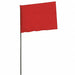 Marking Flags Solid Pattern Red PK100