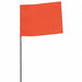 Marking Flags Solid Pattern Orange PK100