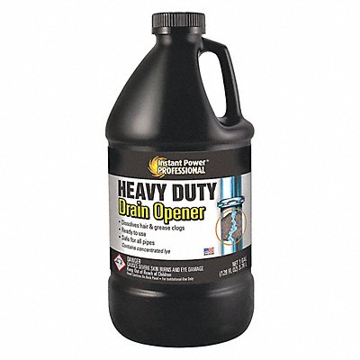 Heavy-Duty Drain Opener Jug 1gal Liq PK3